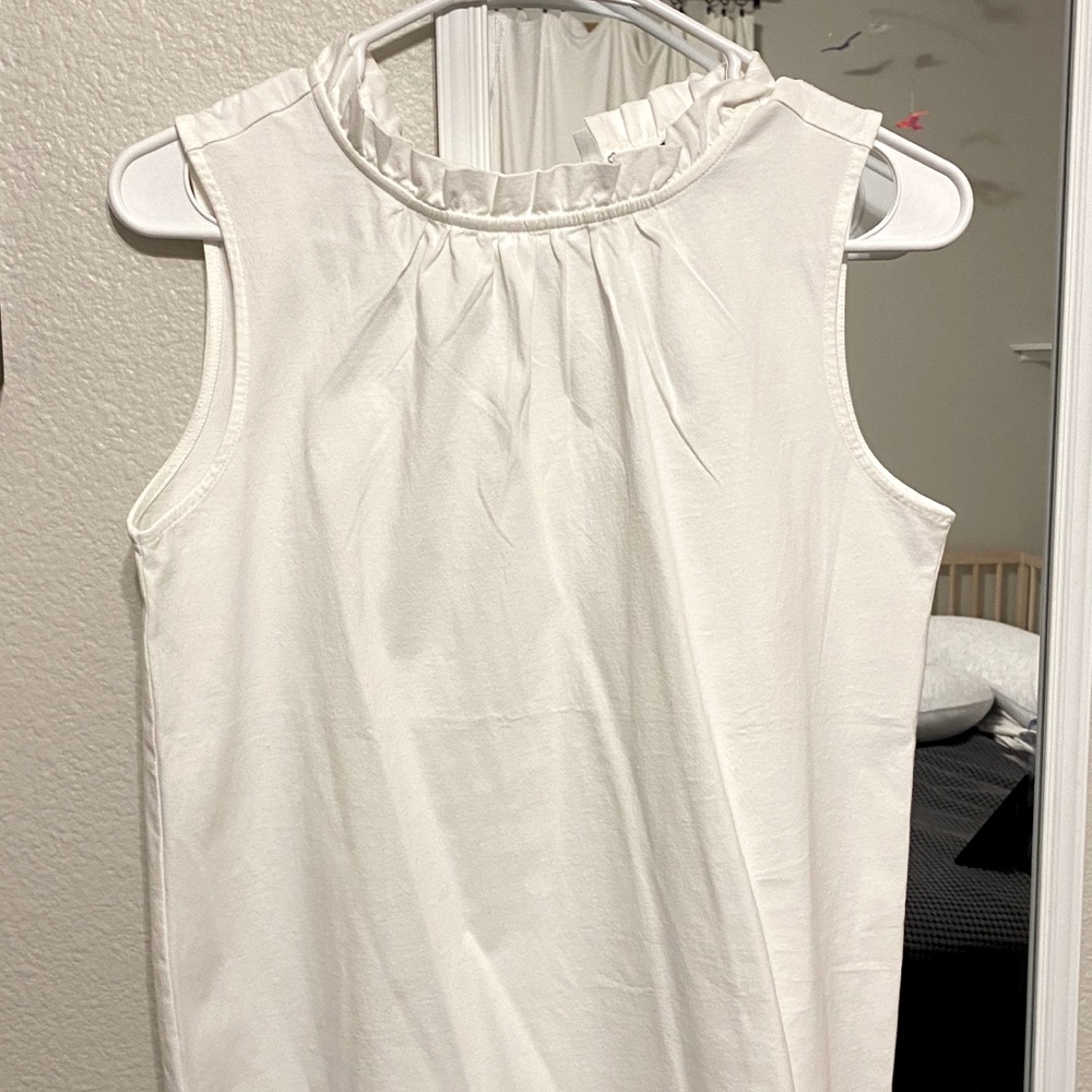 Ann Taylor ruffle neck